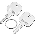 Key Compatible with TSA Luggage Locks 2PCS, Ancable TSA007 TSA002 Master Luggage Keys Compatible with TSA 007 002 Master Locks Universal Approved Luggage Suitcase Password Locks