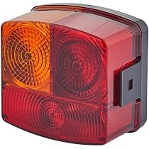 HELLA 2BE 964 169-071 Indicatore Di Direzione/Posizione 24/12V, Alogeno, Montaggio A Parete, Giallo/Bianco, Senza Lampadine