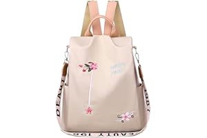 DORRISO Women Backpack Elegant Cute Rucksack Shoulder Bag Travel Women Backpack Anti-thief Pocket Lightweight Casual Daypack Nylon Schoolbag