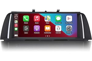 Ninetom Radio de Coche de 10,25 Pulgadas, Apple CarPlay/Android Auto/Mirrorlink/GPS para BMW Serie 5 F10/F11 2010-2012 con Pantalla táctil CIC, navegación GPS para el Coche, DSP Integrado