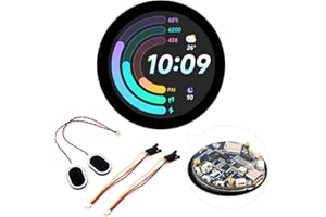 Waveshare ESP32-S3 1.85inch Touch Display Development Board, 360x360, 32-Bit LX7 Dual-Core Processor, Up To 240MHz Frequency, Supports WiFi & BT, Accelerometer & Gyroscope Sensor, ESP32 With Display