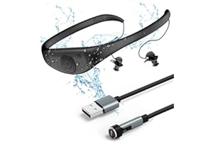 Tayogo Schwimmen Kopfhörer mit MP3 Player, IPX8 8GB MP3 Player Wasserdicht Ohrhörer zum Schwimmen und Laufen,Dusche