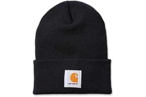 Carhartt Workwear A18 Acrilico Cappello Invernale Unisex da Uomo Nero 3544