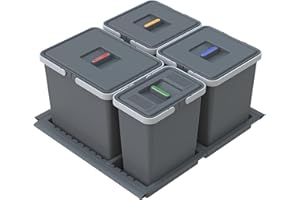 ELLETIPI 1954 Poubelle à tiroir différenciée Elletipi PTC28 06050 2F C97 PPV