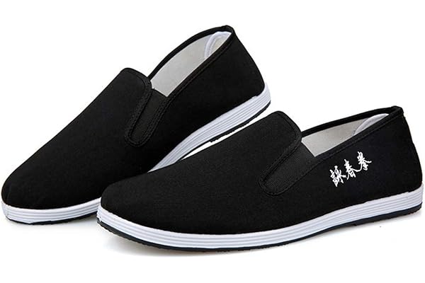 Chaussures de Kung Fu Chaussons d'arts Martiaux Traditionnels Chinois Souple Confortable et Léger