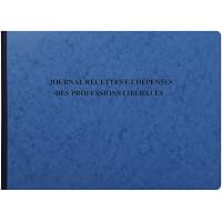 Exacompta - Journal Recettes Et Dépenses Professions Libérales - 80 Pages - 27x38 Cm - Couleur Aléatoire