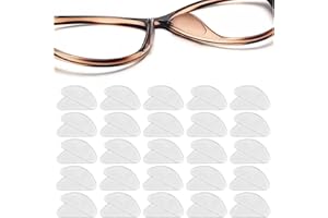 VZUHSW 20 Paires Plaquettes de Nez en Silicone, Plaquette Anti Glisse Lunette Coussinets Nez, Antidérapant Coussinets de Nez Adhésif pour Lunettes, Protection Nez pour Lunettes et Lunettes de Soleil