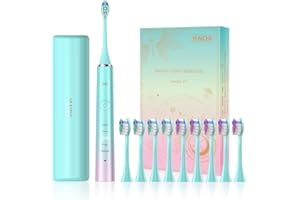 Elektryczna szczoteczka do zębów YUNCHI Y7 Sonic, soniczna szczoteczka do zębów z 5 trybami pracy, 4 godziny ładowania, ostatnie 30 dni, ultradźwiękowa szczoteczka do zębów, 40 000 uderzeń pędzla/min