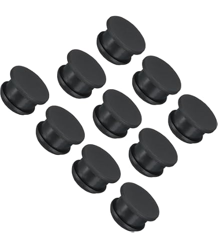 QUARKZMAN Gummistopfen Für Fläschchen – 7,5 Mm, 100 Stück, Selbstheilend, Aus Butylgummi – Für Injektionsports, Glasfläschchen & Probenbehälter – Grau