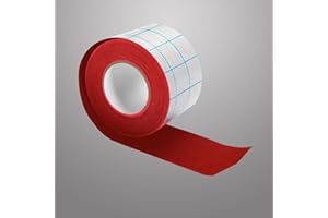 MODULOR filmoplast® T Adhesiva de Tela 240 micras Libre de ácido, Rojo, 10m x 8 cm