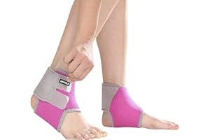 ONTYZZ Kids Ankle Bandage 1 Pair Adjustable Ankle Brace Protect Elastic Children Ankle Support for Football Basketball Cycling Running Dancing Ankle Guards