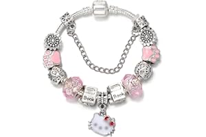 SIMYRON kitty Armbänder 1 Stück Mädchen Armbänder Charm Bead Armband Freundschaft Armbänder Für Paare Und Bester Freund Armreifen Modeschmuck Für Damen Und Mädchen