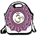 Produktbild Vivid Digital Mandala Circle With Chakra Lettering Secret Hidden Powers Zen Lunch Bag Tote For School Work Outdoor