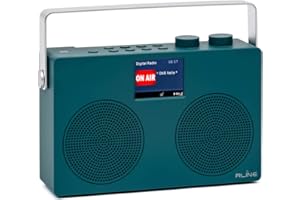 RLINE Soundab Two, Blue Petroleum, Radio DAB Portatile, DAB+, Bluetooth