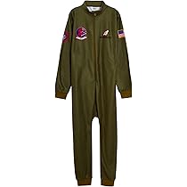 Tuta Top Gun Maverick Per Ragazzi | Pigiama Felpato | Costume Pilota Ufficiale - Foto 6