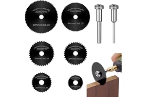 Flintronic HSS cirkelsågblad för Dremel multifunktionsverktyg, set med 6 cirkelsågblad, multiverktyg, reparationssats, rotati