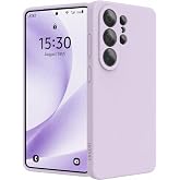 URUCHI Samsung A37 Kılıf ile Uyumlu, İnce Sıvı Silikon 3 Katmanlı Tam Kaplamalı Yumuşak Jel Kau&ccedil;uk Kılıf Kapak, Lila