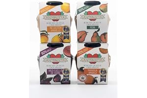 OLD SCHOOL COOKING ANTONIETA Pack de 4 Mermeladas - Sabores: Naranja Amarga, Higo, Melocotón Amarillo y Pera - Tarros de Mermelada Premiada Internacionalmente - Mermeladas Gourmet 100% Fruta de Producción Propia - 4 x 230 G