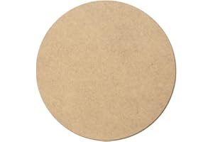 BÜTIC GMBH MDF Holz Scheibe Kreise - Deko Basteln 3-50cm, Pack mit:1 Stück, Breite:35cm breit