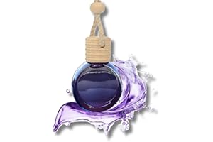 NOLOGOSCENTS Luxury Car Air Freshener - Round Essence Car Diffuser - Iconic Lime, Basil & Mandarin Scent for a Refreshing, Long-Lasting Fragrance and Enhanced Driving Experience, 10 ml