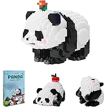 Panda No14 20TB箱×2 50TB箱×1 Panda Mini Building Blocks Set, Panda Cute Animals Building