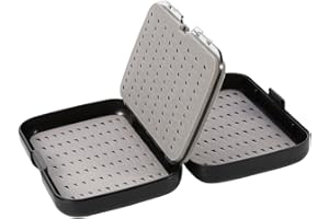 VGEBY1 Fly Fishing Box, Bait Lure Box Lure Hook Storage Case Foam Insert Flies Organizer (#1)
