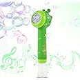 VikriDA Giraffe Bubble Stick with LED Lights - Includes 1 Bottle of Bubble Solution - Ideal for Indoor, Outdoor, and Birthday Party Celebrations - Green