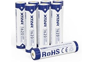 XTAR wiederaufladbare AAA Batterien 1,5V Lithium (8er Pack) – 1620mWh für Kamera, Spielzeug, Maus – Lange Haltbarkeit, Schnellladefähig