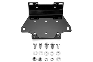 WeiSen Winch Mounting Plate Bracket Kit Compatible with 2007-2015 Yamaha Grizzly 550 700