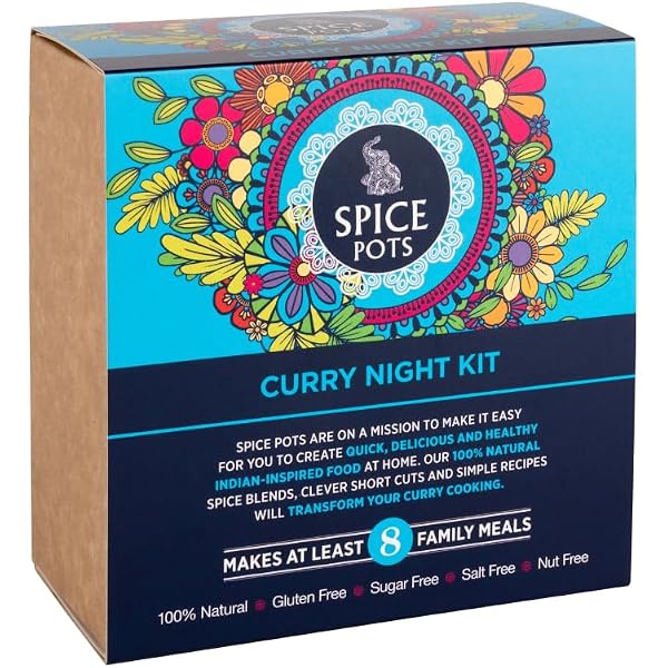 Zouk Curry Night Kit – Make Restaurant-Quality Indian Food At Home | Includes Garam Masala, Tandoori Masala, Mango Chutney & Pilau Rice Seasoning-546066