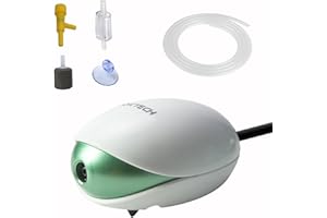 ‎BOXTECH boxtech Aquarium Luftpumpen,Sauerstoffpumpe für Aquarien,Luftsprudler Membranpumpe,mit Luftstein,Luftleitung