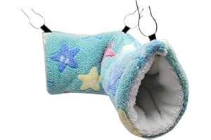 luckything Tunnelröhre Spielzeug Für Ratten, Frettchen, Hängematte Zubehör Höhle Hängebett Hamsterkäfige Kleintierebett Röhren Tunnel Mit Ha Für Kleine Ratte Chinchillas Totoro Hamster Mäuse Nager