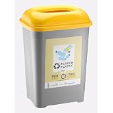 Plastik Atık Kovası Geri D&ouml;n&uuml;ş&uuml;m Kutusu Cafe Otel &Ccedil;&ouml;p Kutusu Eczane &Ccedil;&ouml;p Kovası 50 Lt