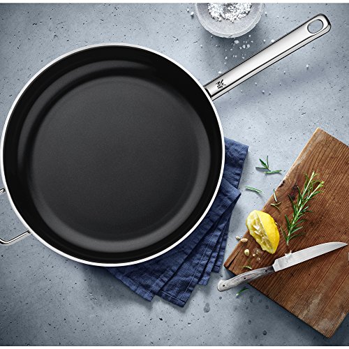 WMF Stielpfanne beschichtet Ø 32cm Devil Schüttrand Edelstahlgriff Cromargan Edelstahl Keramik induktionsgeeignet Handwäsche - 4