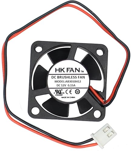 WINSINN Ventilateur De Refroidissement 50 Mm 12 V – Roulement Hydraulique 6000 Tr/min 5010 De Rechange Pour Imprimantes 3D/boîtiers D'ordinateur/petits Appareils, Câble De 30 Cm Avec XH2,54–2 Broches