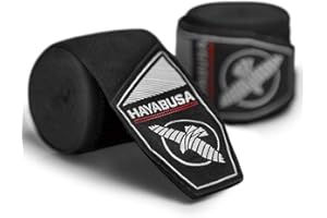 Hayabusa Boxbandagen mit Daumenschlaufe - Mexikanischer Stil 180" / 4 Meter Boxen Handwickel für Boxen, MMA, Kickboxen, Muay Thai und Kampfkunst
