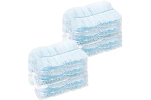 LUCKYOO 20 Pack Fluffy Duster Refills - for Flash Duster Dust Magnet Refills, 180° Multi-Surface Disposable Dusters Heads for Cleaning Furniture, Office, Blinds, Car Dashboard, Keyboard