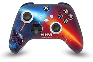 Head Case Designs Official Approved EA Bioware Mass Effect Key Art Legendary Graphics Vinyl Skin Gaming Sticker Decal Cover Compatible with Xbox Series X/S Controller