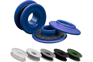 Linxor - Lot d'oeillets à Clipser pour bâche à Bulles ou Autres Types de bâches - Plusieurs Lots et Coloris Disponibles