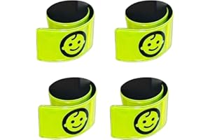 MaNeaz 4 PCS réflecteurs universels pour poussette réflecteurs de sécurité Réfléchissant bracelet pour poussette vélos remorques