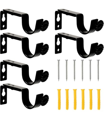 Support De Tringle à Rideaux 25 à 28 Mm Sans Perçage Pour Coffret, Porte Rideau