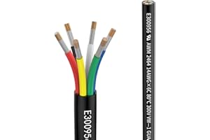 14awg 6×2,0mm² Filo 6 conduttori cavo di prolunga 5metri UL2464 Tensione 5V/12V/24V/300V Filo di rame stagnato a trefoli di rame senza ossigeno Matugajp
