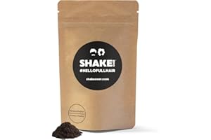 ‎SHAKE OVER SHAKE OVER Veganes Streuhaar zur Haarverdichtung, mit Zink angereicherte Fasern, hochwertiges Schütthaar, Made in Europe (30 g (Refill), MEDIUM BROWN)