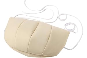 W WIDMANN MILANO Party Fashion 8545S - Wampe, für Weihnachtsmann, dicker Bauch, Schwangere, Bierbauch, beige, Mottoparty, Karneval, Weihnachten