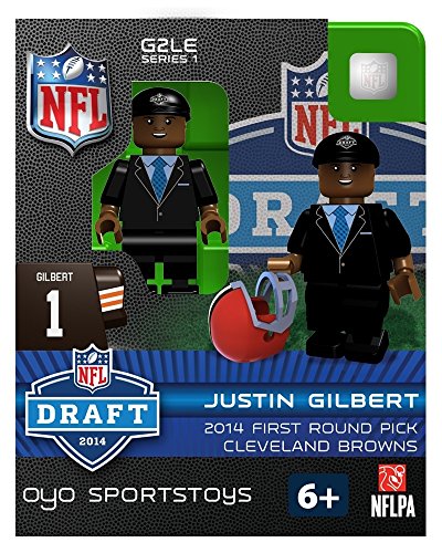 Preisvergleich Produktbild OYO Sportstoys NFL Justin Gilbert Cleveland Browns 2014 Draft Day Minifigur