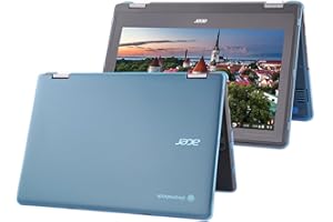 mCover Funda rígida Solo Compatible con computadoras portátiles 2 en 1 Acer Chromebook Spin 511 R756T Series 2023~2024 de 11.6 Pulgadas (no Compatible con ningún Otro Modelo Acer), Color Aguamarina