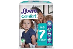 Libero Comfort 7 Nappies (16-26kg) - Pack of 21