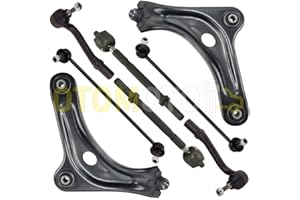 TEILEX GERMANY Bras de suspension avant pour PEUGEOT 2008 208 triangle, rotule, biellette 8 pièces