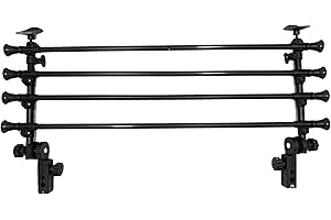 Speedwellstar Dog Guard Car Universal Ex Strong Fixings Travel Metal Bar Pet Safety Barriera Regolabile Heavy Duty Poggiatesta