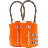 2 Cadenas TSA 4 Chiffres Pour Valise - Jaune - Sécurité Voyage - Compatible Douane